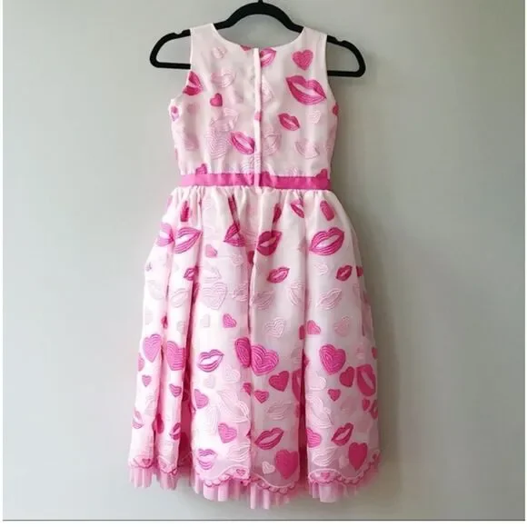 HARAJUKU GIRLS SIZE 14 LOVERS READ MY LIPS DRESS - Picture 2 of 3